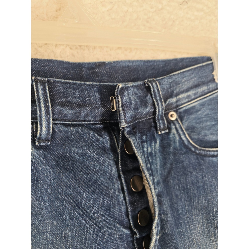Christian Dior JAdior Logo Selvedge Denim Boyfriend Blue Jeans Womens 32 (27x29) - Picture 15 of 16